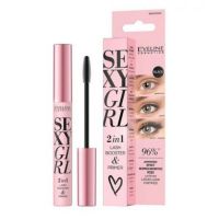 Primer &amp; Booster pentru gene, Eveline Cosmetics, Sexy Girl 2in1, 10 ml