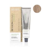 Vopsea Vegana Demi-permanenta - Revlon Professional Color Sublime by Revlonissimo Ammonia Free Permanent Color, nuanta 7.12 Very Medium Ash Iridescent Blonde, 75 ml
