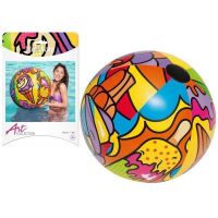 Minge gonflabila de plaja si piscina, multicolora, 91 cm, Bestway, 31044
