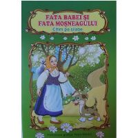 Fata babei si fata mosneagului. Citim pe silabe, editura Pegas