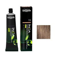 Vopsea de Par demi-permanenta L&#039;Oreal Professionnel Inoa 7.8 Mocha Blonde, 60 ml