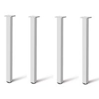 Set 4 picioare pentru masa din aluminu , cu profil patrat 60x60 mm, H710