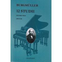 12 studii pentru pian - Burgmuller, editura Grafoart