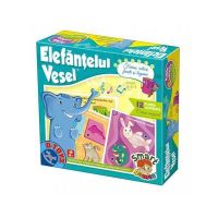 Elefantelul vesel - Forme, culori, fructe si legume