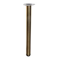 Picior pentru masa SOLUSA, FI60x710 mm, finisaj antic auriu
