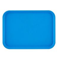 Tava servire fast food 34x24 cm, turcoaz
