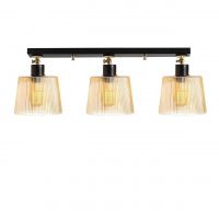 Lustra Kemer N-267, Noor, 68 x 24 cm, 3 x E27, 100W, negru