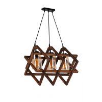 Candelabru, Luin, 8309-3, E27, 60 W, lemn/metal