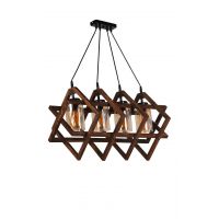 Candelabru, Luin, 8309-4, E27, 60 W, lemn/metal