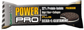 Baton energizant cu biscuiti si frisca Power Pro Plus, 80g, Nature Tech