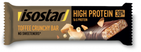 Bar cu caramel crocant High protein 30%, 55g, Isostar