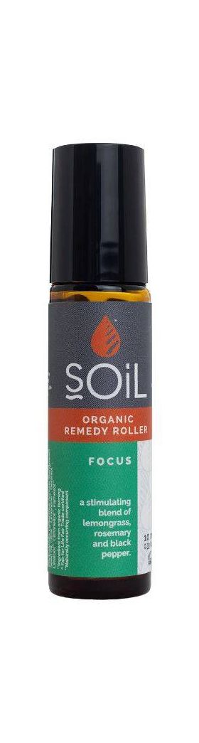 Roll-On Focus cu Uleiuri Esentiale Pure Eco-Bio 10ml - SOiL