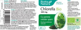 CHLORELLA 500MG ECO-BIO 60CPR - ROTTA NATURA