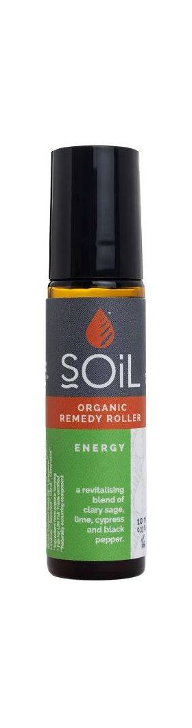 Roll-On Energy cu Uleiuri Esentiale Pure Eco-Bio 10ml - Soil