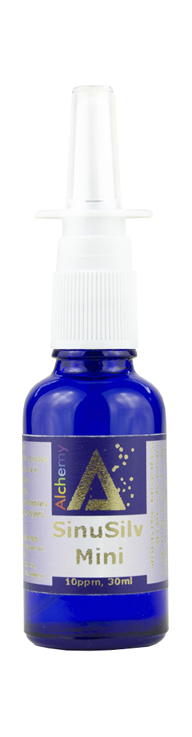Atomizor nazal cu argint coloidal SinuSilv Mini 10ppm, 30ml, Alchemy