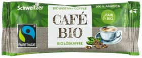 Cafea instant fairtrade, 100% arabica Eco-Bio 2,4g - Schweitzer