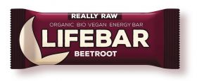 Baton cu sfecla rosie raw eco-bio 47g - Lifebar