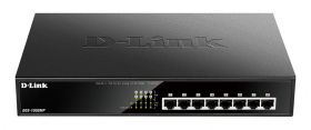 D-Link DGS-1008MP switch-uri Fara management Gigabit Ethernet (10/100/1000) Power over Ethernet (PoE) Suport 1U Negru (DGS-1008MP)