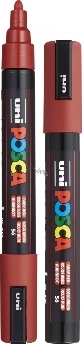 Marker Posca - Rosu Rubin, PC-5M | Uni