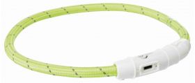 Zgarda cu Led, L-XL, 65 cm/7 mm, Verde, Incarcare Usb, 12702