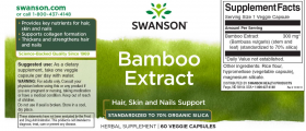 Bamboo Extract 300 mg, 60 capsule - Swanson