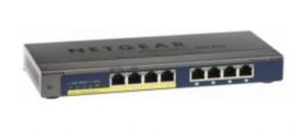 Netgear NETGEAR GS108PP Fara management Gigabit Ethernet (10/100/1000) Power over Ethernet (PoE) Suport Negru (GS108PP-100EUS)