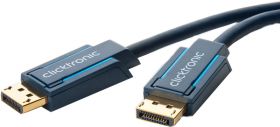 Cablu video CLICKTRONIC DisplayPort Male - DisplayPort Male, 20m, negru