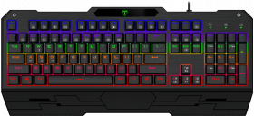 Tastatura Gaming T-Dagger Battleship mecanica Blue Switch