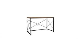 Birou, Puqa Design, Work, 121x72x60 cm, PAL, Nuc / Negru