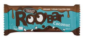 Baton cu cocos invelit in ciocolata, eco-bio, 30g - Roobar