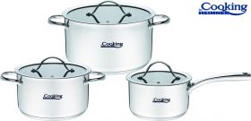 Set de gatit Anna, Heinner, 6 piese, inox
