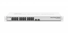 mikrotik Mikrotik CSS326-24G-2S+RM switch-uri Gestionate Gigabit Ethernet (10/100/1000) Power over Ethernet (PoE) Suport 1U Alb (CSS326-24G-2S+RM)