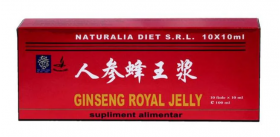 Royal Jelly & Ginseng, 10 fiole x 10ml, Naturalia Diet