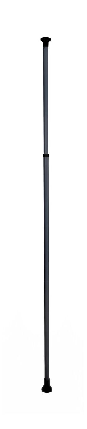 Tija extensibila, Wenko, Herkules, 165-300 cm, inox/plastic, negru