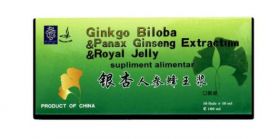 Ginkgobilob + Gins + Roy Jely 10 fiole - NATURALIA DIET