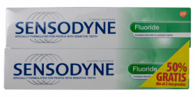 SENSODYNE PASTA DE DINTI FLUORIDE 100ML 1+1 50% REDUCERE LA AL 2-LEA PRODUS