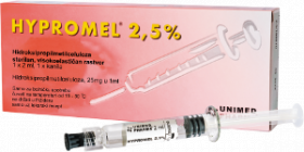 HYPROMEL SOLUTIE 2.5% 1SERINGA X 2ML