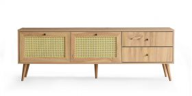 Comoda TV, Kalune Design, Patara 180, 180x60x40 cm, Stejar