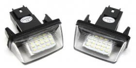 Set 2 Lampi Led pentru Numar CITROEN