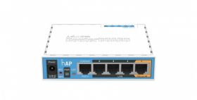 Router wireless hAP RB951Ui-2nD RouterOS L4 64MB RAM, 5xLAN, 2.4GHz 802.11b/g/n, 1xPoE