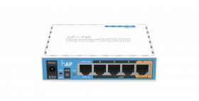 mikrotik Mikrotik hAP Alb Power over Ethernet (PoE) Suport (RB951UI-2ND)