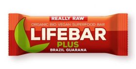 Baton cu nuci braziliene si guarana raw eco-bio 47g - Lifebar Plus