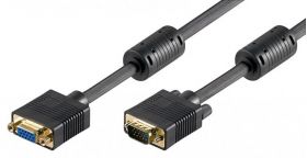 cablu extensie monitor vga tata - vga mama, svga, 2m, goobay