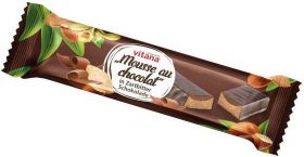 Baton cu migdale si Mousse de ciocolata neagra, 40g - Vitana