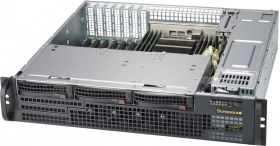 Supermicro CSE-825MBTQC-R802LPB carcase PC Cabinet metalic Negru 800 W (CSE-825MBTQC-R802LPB)