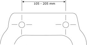 Capac de toaleta cu sistem automat de coborare, Wenko, Bellevue, 37 x 43 cm, mdf, gri