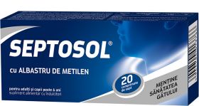 SEPTOSOL ALBASTRU DE METILEN 20 COMPRIMATE DE SUPT