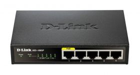 D-Link DES-1005P/E switch-uri Fara management L2 Fast Ethernet (10/100) Power over Ethernet (PoE) Suport Negru (DES-1005P/E)