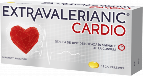 Extravalerianic Cardio, 15 capsule moi, Biofarm