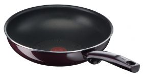 Tigaie Wok, Tefal, Resist Intense, 28 cm Ø, aluminiu